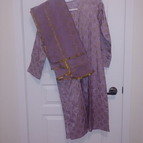 3 piece Karandi Cotton suite - Picture 4 of 4